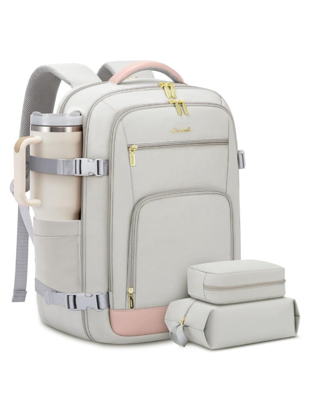 LOVEVOOK 40L Travel Backpack Laptop Carry On Flight Approved Water Resistant